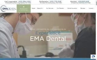 EMA Dental of East Longmeadow website