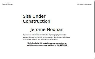 Jerome Noonan, Videographer of Longmeadow website