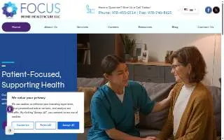 Compassionate Home Healthcare website