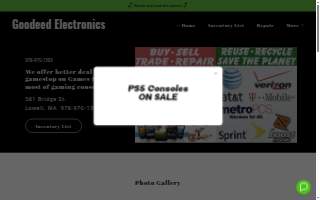 Goodeed Electronics -Buy Sell Trade pre-owned cell Consumer Electronics over 1000 cell phones of Lowell