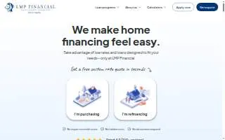 LMP Financial of Dracut website