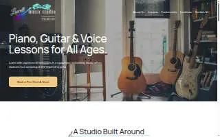 Lowell Music Studio website