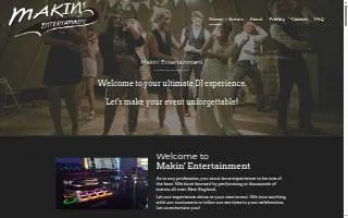 Makin’ Entertainment website