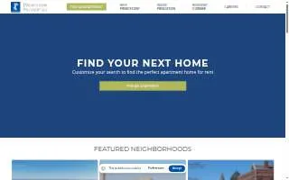 Princeton Properties website