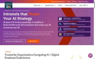 StitchDX Marketing Agency website