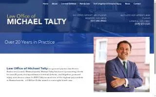 Talty Law website