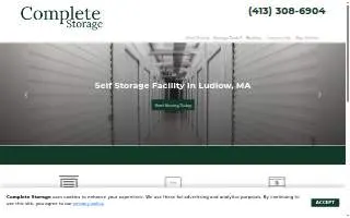 Complete Storage website