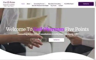 Gail Okerman Five Points Counseling and Consultation website