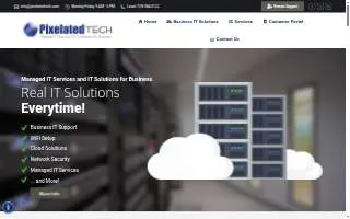 Pixelated Tech website