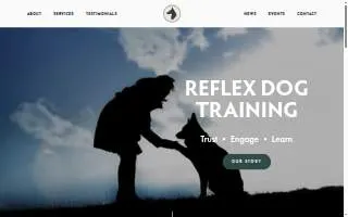 Reflex Dog Training of Lunenburg website