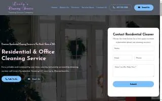 Cleaning Business Services website