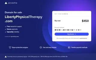 Liberty Physical Therapy Lynn website