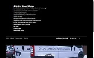 Able Auto Glass & Glazing of Malden website