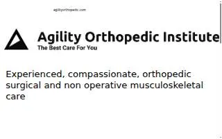 Agility Orthopedics of Malden website