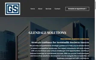 Glendale Solutions website