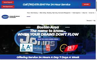 John's Sewer & Drain Cleaning website