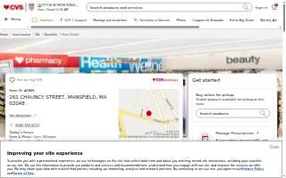 CVS of Mansfield website