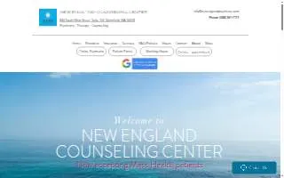 New England Counseling Center website