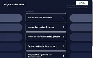 US General Inc of Mansfield website