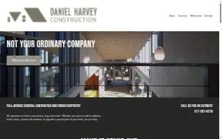 Daniel Harvey Construction website