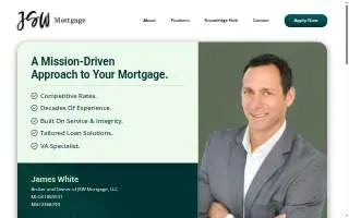 JSW Mortgage, LLC. of Marblehead website