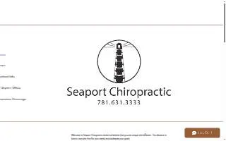 Seaport Chiropractic - Dr. Bryan Ruocco website