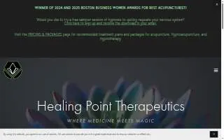 Healing Point Therapeutics website