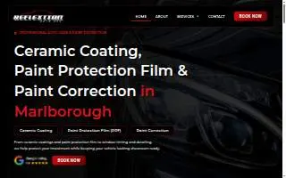 Reflextion Auto Spa of Marlborough website