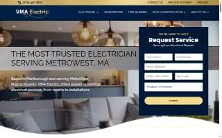 VMA Electric website