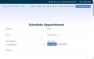 Beautiful South Shore Smiles website