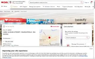 CVS of Marshfield website
