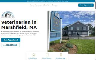 Marshfield Animal Hospital: Ravanesi Karen DVM website