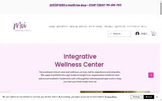 Moi Health and Wellness website