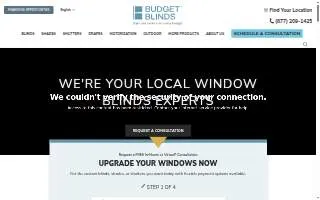 Budget Blinds Cape Cod, Martha's Vineyard & Nantucket website
