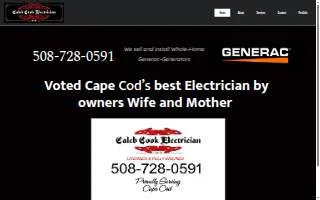 Caleb Cook Electrician website