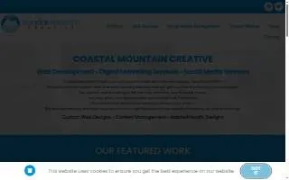 Coastal Mountain Creative website