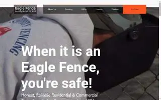 Eagle Fence Company Cape Cod of Mashpee website