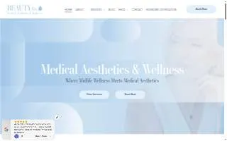BeautyEtc Aesthetics website
