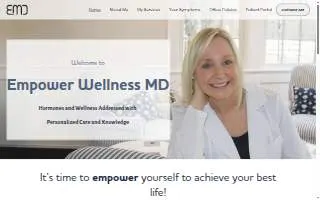 Empower Wellness MD website