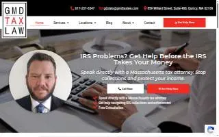 GMD Tax Law of Massachusetts website
