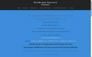 Bookcase Factory Outlet of Medford website