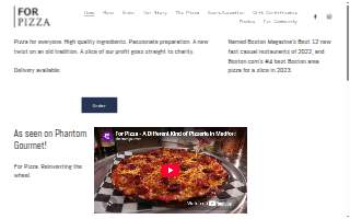 For Pizza