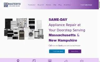 MasterFix Appliance Repair LLC website