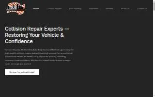 Medford City Auto Body website