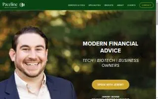 Paceline Wealth Management of Medford website