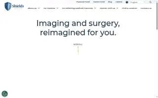 Shields Surgery Center website