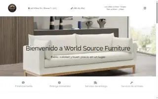World Source Furniture website