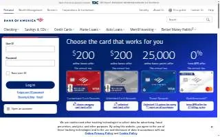 Bank of America Mortgage website