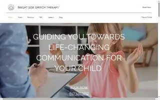 Bright Side Speech Therapy website