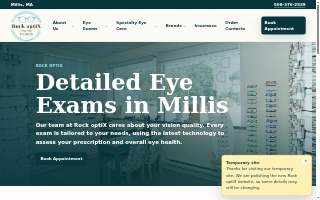 Rock optiX by Dr Hrach Optometrist Millis of Medway